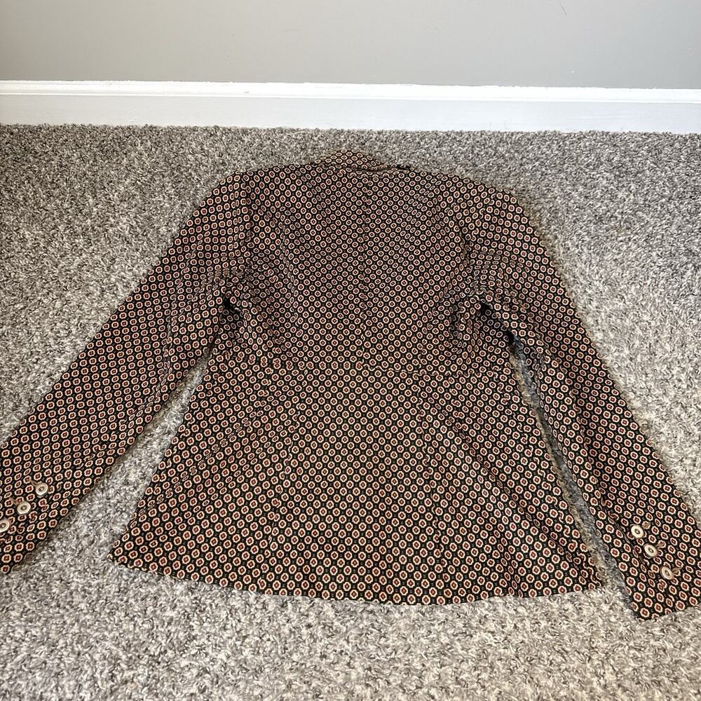 Cabi Dandy Blazer Size S Stretch Brown Prints Preppy Career Office Business NEW - Picture 5 of 6